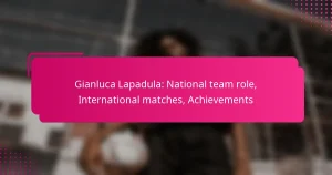 Gianluca Lapadula: National team role, International matches, Achievements