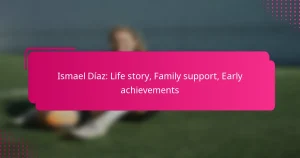 Ismael Díaz: Life story, Family support, Early achievements